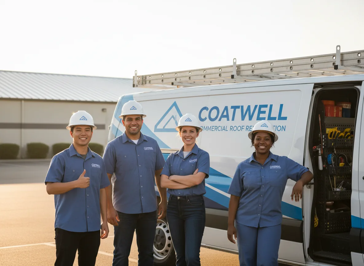 Commercial roof coating company in Smithville, TX